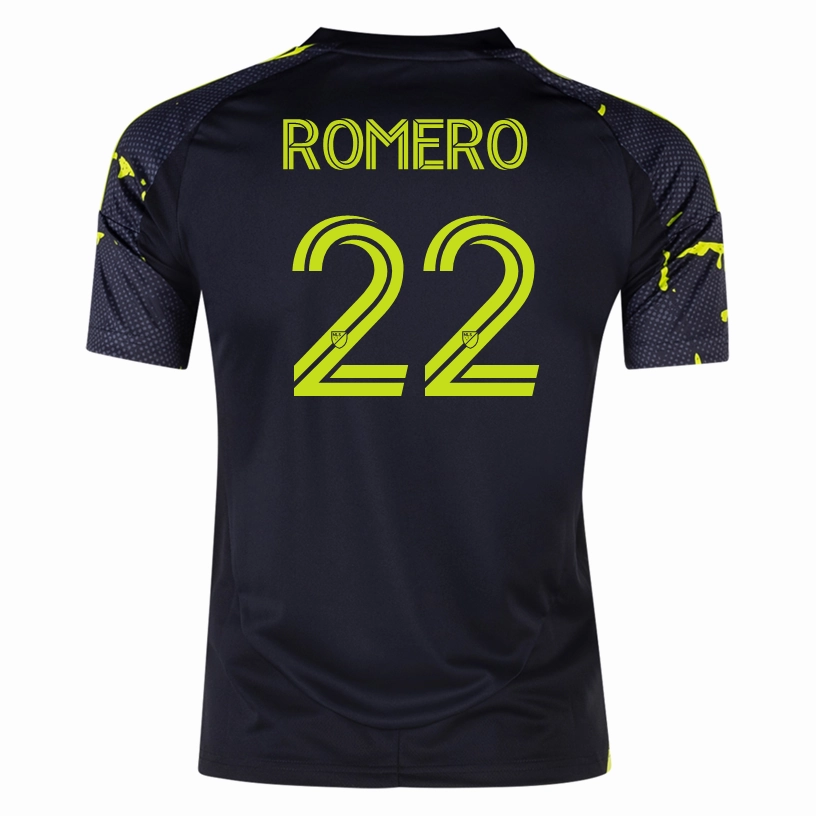adidas Columbus Crew Abraham Romero Away Jersey 25/26 (Black/Yellow) Daily Active Style Performance