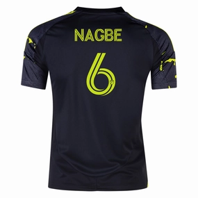 adidas Columbus Crew Darlington Nagbe Away Jersey 25/26 (Black/Yellow) Flexible Hemline