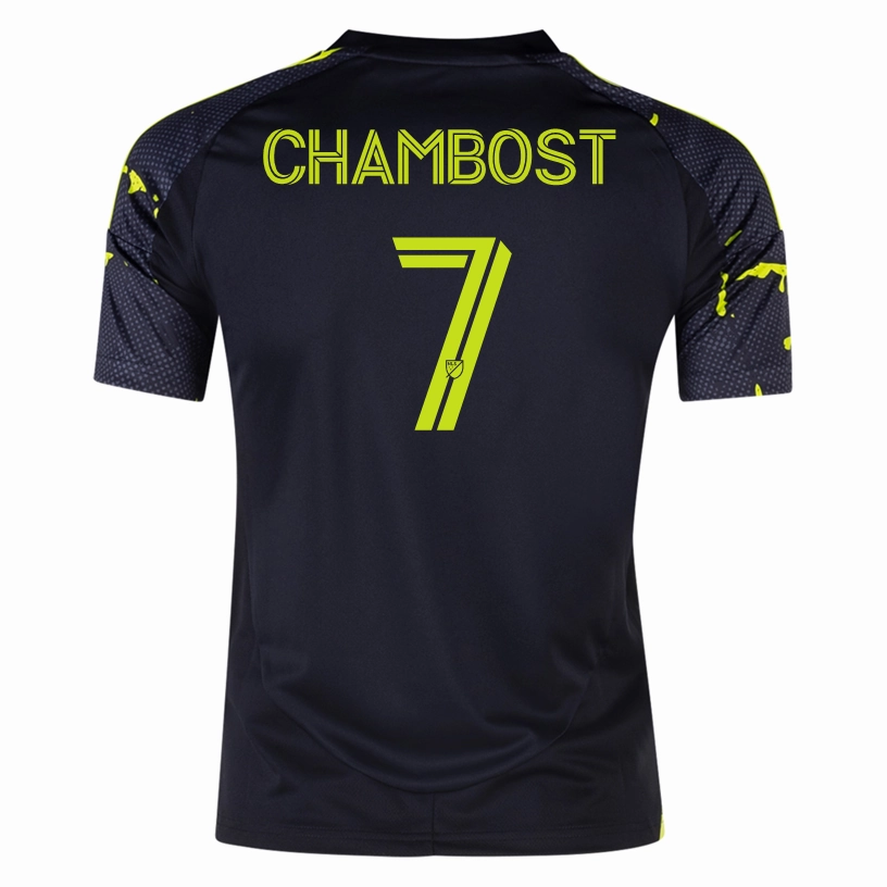 Chill Days Tight Feel adidas Columbus Crew Dylan Chambost Away Jersey 25/26 (Black/Yellow)
