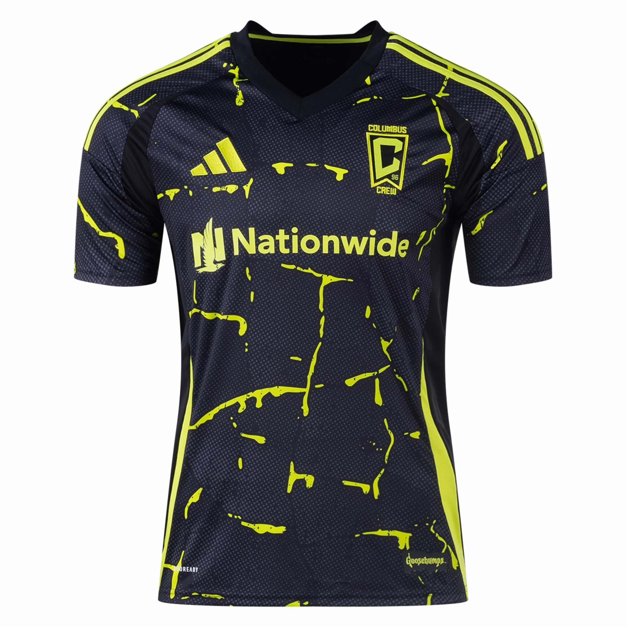 Thermal Barrier Interlock adidas Columbus Crew Dylan Chambost Away Jersey 25/26 (Black/Yellow)