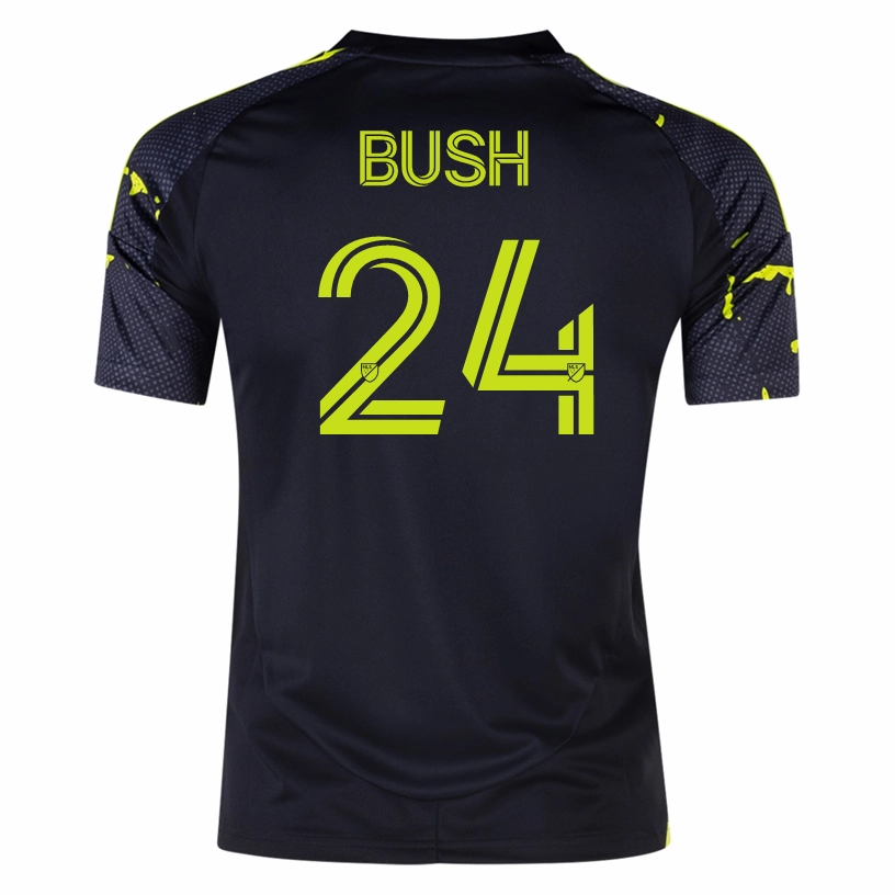 Urban Street Easy Flow adidas Columbus Crew Evan Bush Away Jersey 25/26 (Black/Yellow)