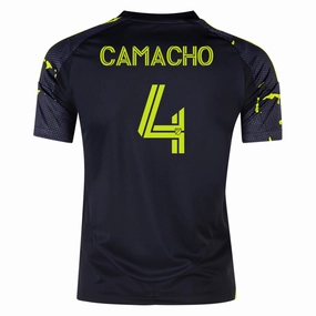 adidas Columbus Crew Rudy Camacho Away Jersey 25/26 (Black/Yellow) Raglan Sleeve Integration