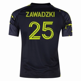 adidas Columbus Crew Sean Zawadzki Away Jersey 25/26 (Black/Yellow) Thermal regulation