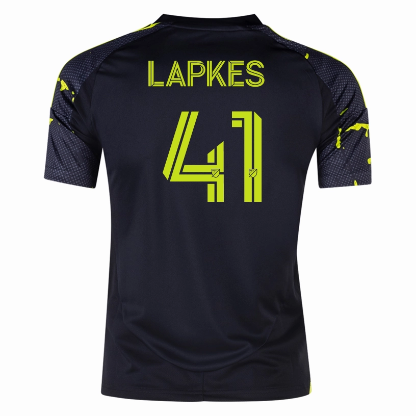 adidas Columbus Crew Stanislav Lapkes Away Jersey 25/26 (Black/Yellow) Neutral Look