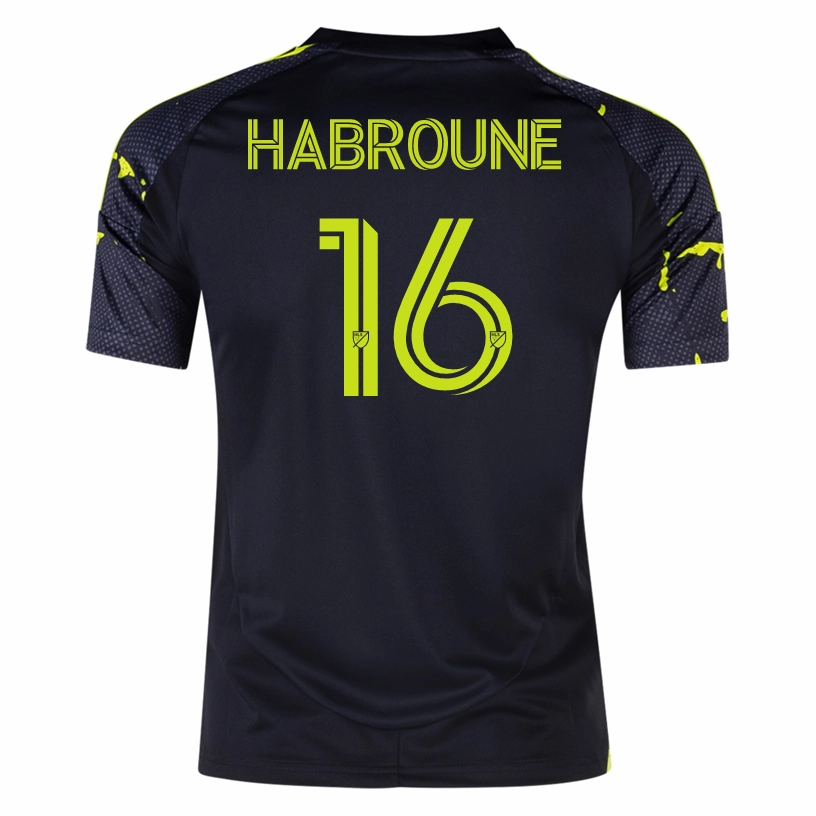 Multiaxial Compression Zones adidas Columbus Crew Taha Habroune Away Jersey 25/26 (Black/Yellow)