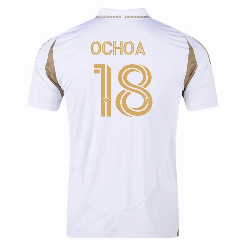 Lightweight Fabric Lightweight Fit adidas David Ochoa LAFC Away Jersey 25/26 (White/Gold)