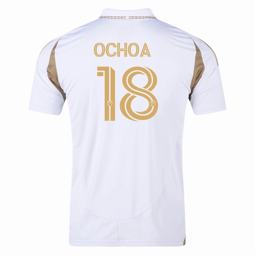 Heat Balance Comfortable fit adidas David Ochoa LAFC Away Jersey 25/26 (White/Gold)