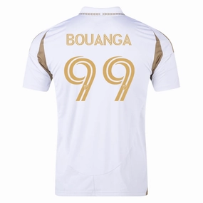 adidas Denis Bouanga LAFC Away Jersey 25/26 (White/Gold) Casual Activewear Layer Base