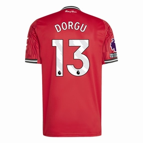 adidas Dorgu Men's Manchester United Home Jersey 25/26 w/ EPL   NRFR Patches (Red) Easy Movement
