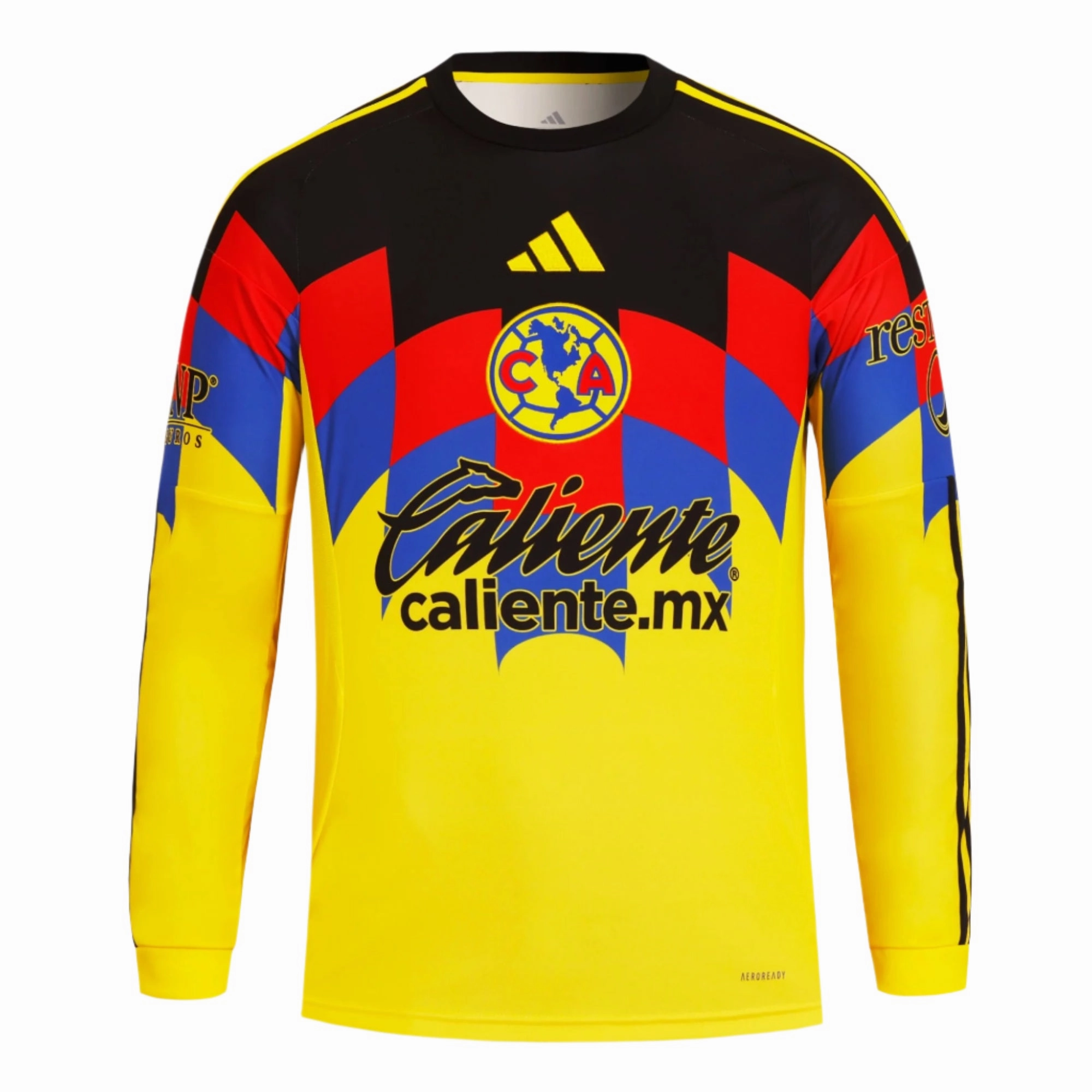 Essential Fit adidas E. Sanchez Club Am??rica 25/26 Long Sleeve Home Jersey (Yellow)