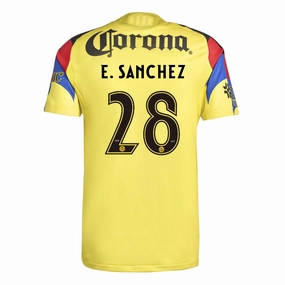 Anytime Layer adidas E. Sanchez Club Am??rica 25/26 Long Sleeve Home Jersey (Yellow)