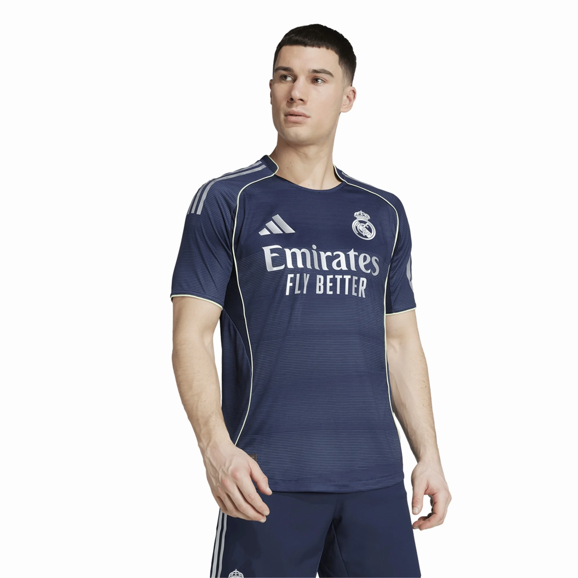 Stretch Flex Panels adidas Eduardo Camavinga Real Madrid Authentic Away Jersey 25/26 w/ Champions League Patches (Legend Ink