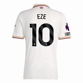 adidas Eze Men's Arsenal FC Third Jersey 25/26 w/ NRFR   EPL Patches (White/Burgundy) Breathable knit