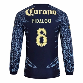 adidas Fidalgo Club Am??rica 25/26 Away Long Sleeve Jersey (Blue) Workout Fit