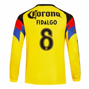 adidas Fidalgo Club Am??rica 25/26 Long Sleeve Home Jersey (Yellow) Action Gear Workout Session