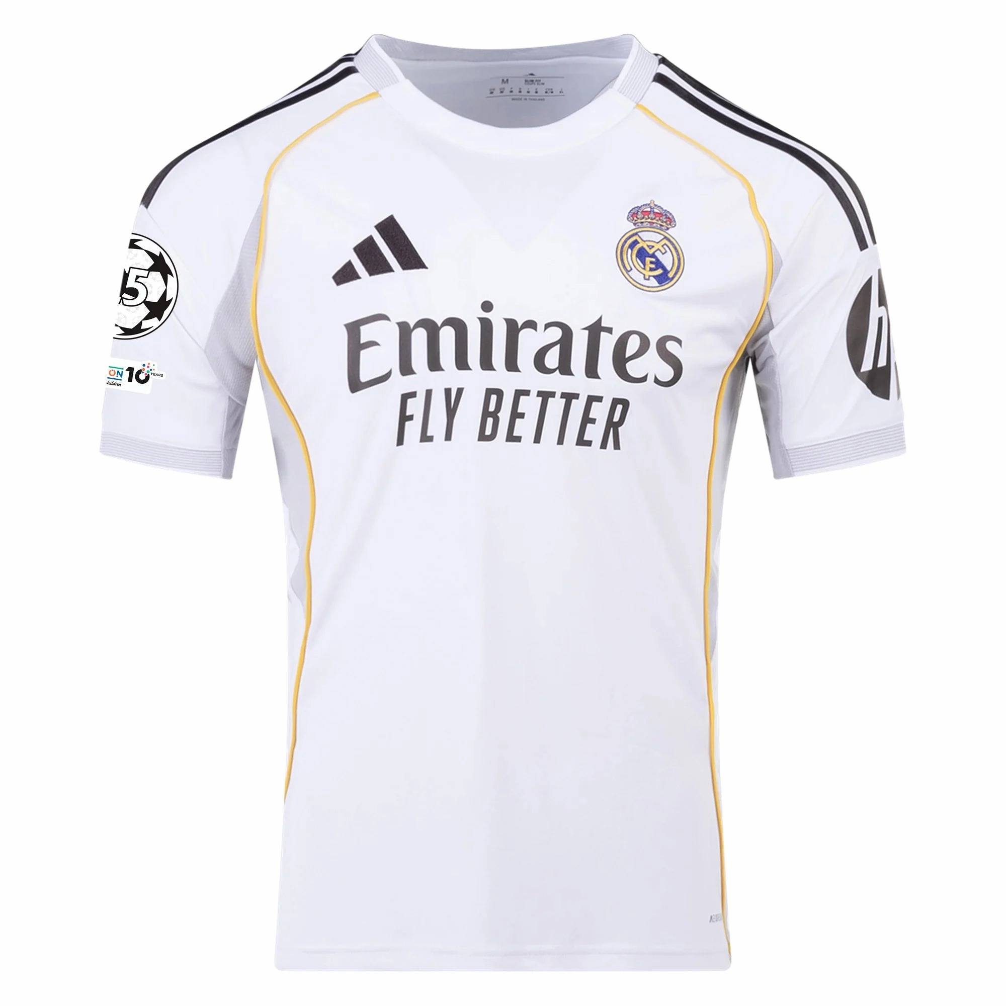 All-Day Gear adidas Francisco Jos?? Garc??a Torres Real Madrid 25/26 Home Jersey w/ Champions League Patches (White)