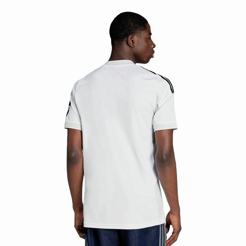 Daily Active Wear Resistant Reinforcement adidas Francisco Jos?? Garc??a Torres Real Madrid 25/26 Home Jersey w/ Champions League Patches (White)