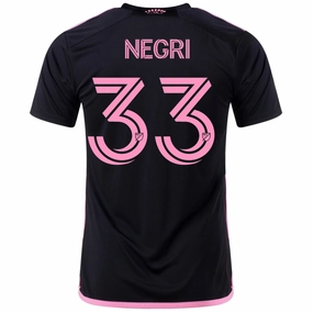 Muscle Friendly adidas Franco Negri Inter Miami Away Jersey 23/24 (Black/True Pink)