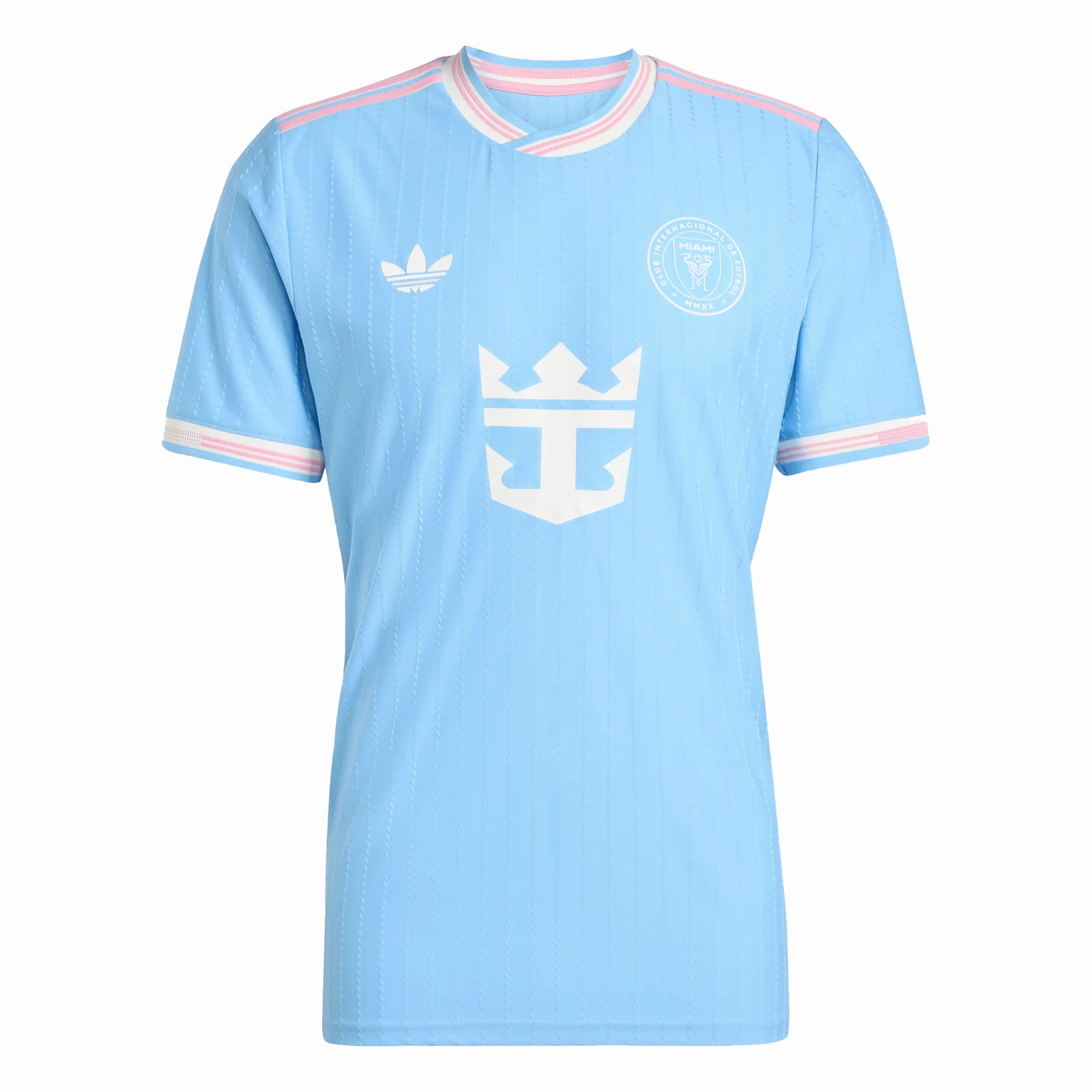 adidas Hall Inter Miami Authentic Third Jersey 25/26 (Blue/Pink) Fresh Comfort