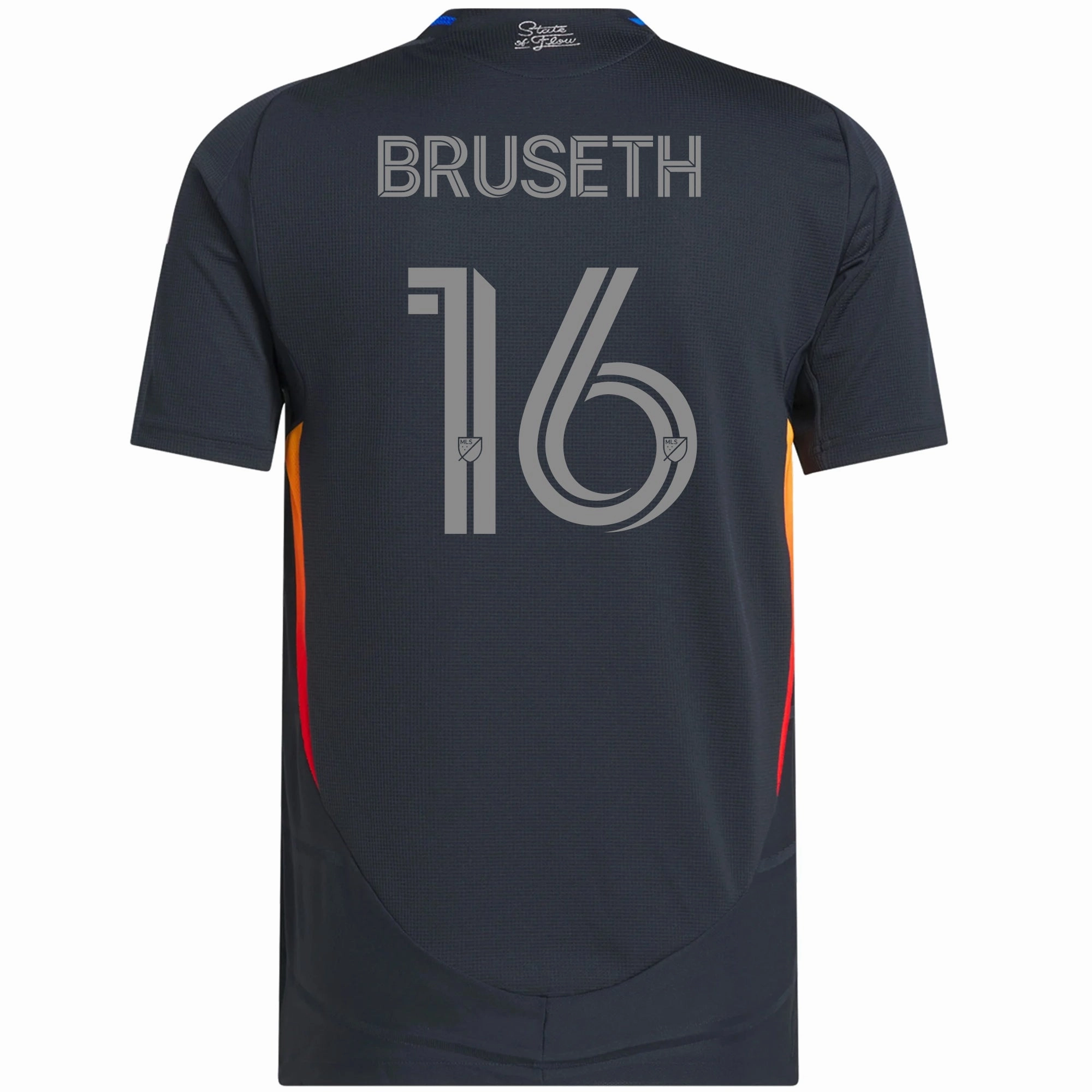Multiaxial Compression Zones Air Flow Tech adidas Heine Gikling Bruseth San Diego FC Authentic Home Jersey w/ MLS   Apple TV Patches 25/26 (Night Navy)
