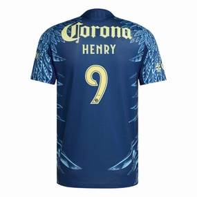 adidas Henry Men's Club Am??rica 25/26 Authentic Away Jersey (Blue) Sweat Zone