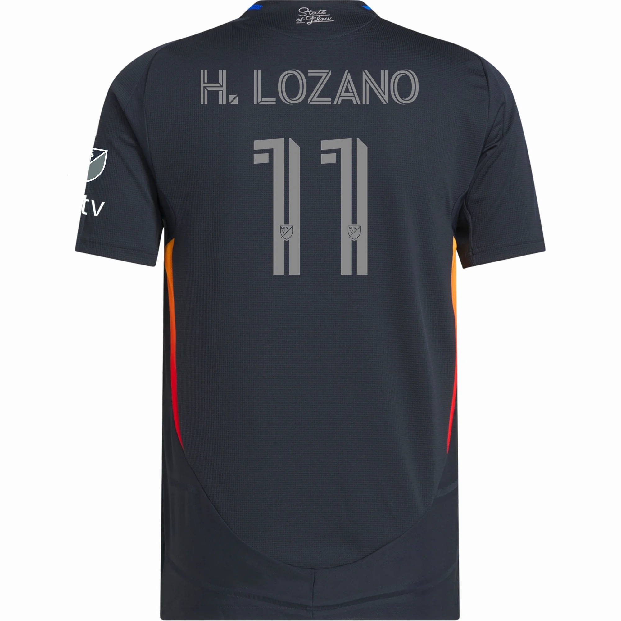 Wrinkle resistant fabric adidas Hirving Lozano San Diego FC Authentic Home Jersey w/ MLS   Apple TV Patches 25/26 (Night Navy)
