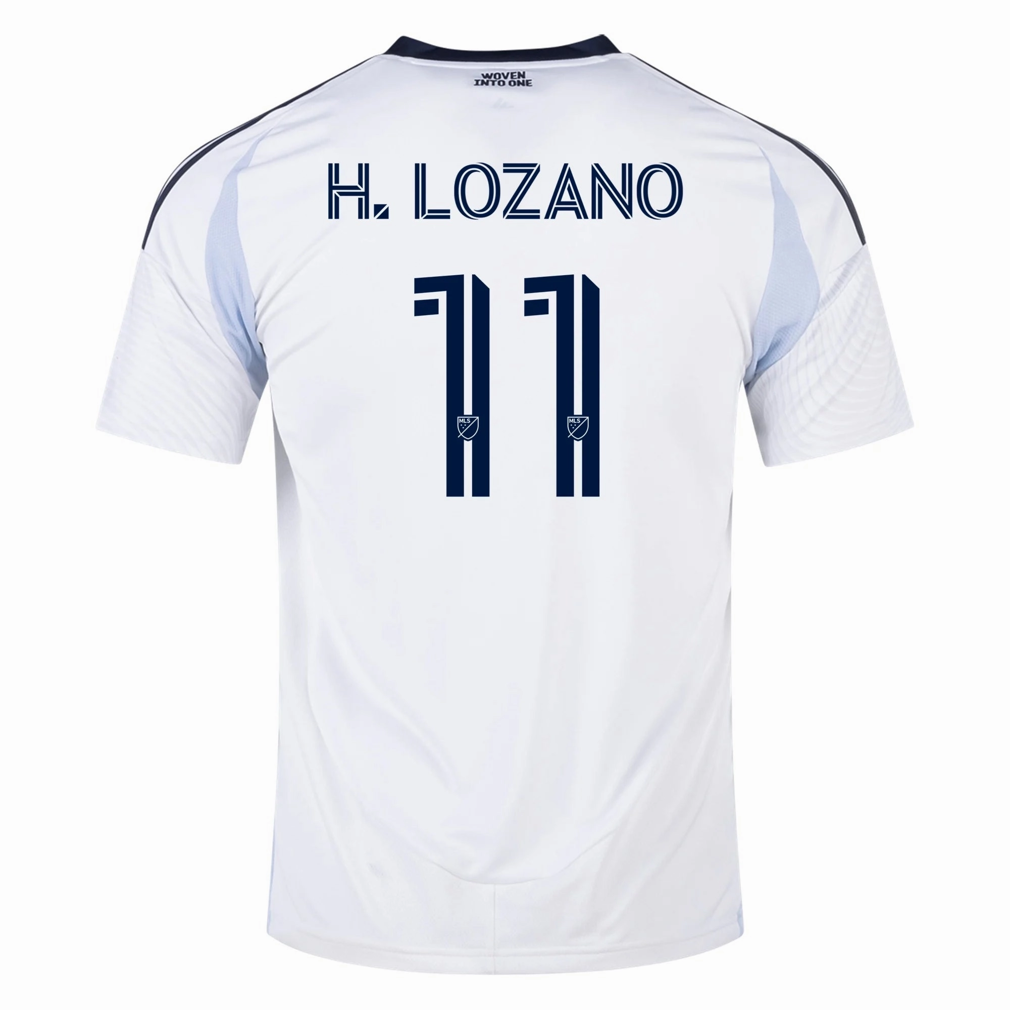 adidas Hirving Lozano San Diego FC Away Jersey 25/26 (White) Enhanced Durability Reinforcement Quick Release Hem