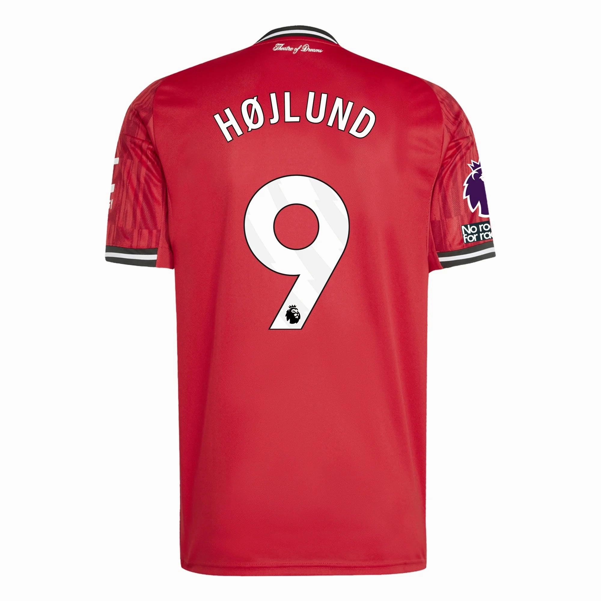 adidas Hojlund Men's Manchester United Home Jersey 25/26 w/ EPL   NRFR Patches (Red) Light Training