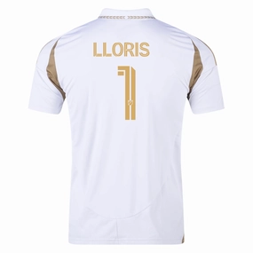Jacquard Knit adidas Hugo Lloris LAFC Away Jersey 25/26 (White/Gold)