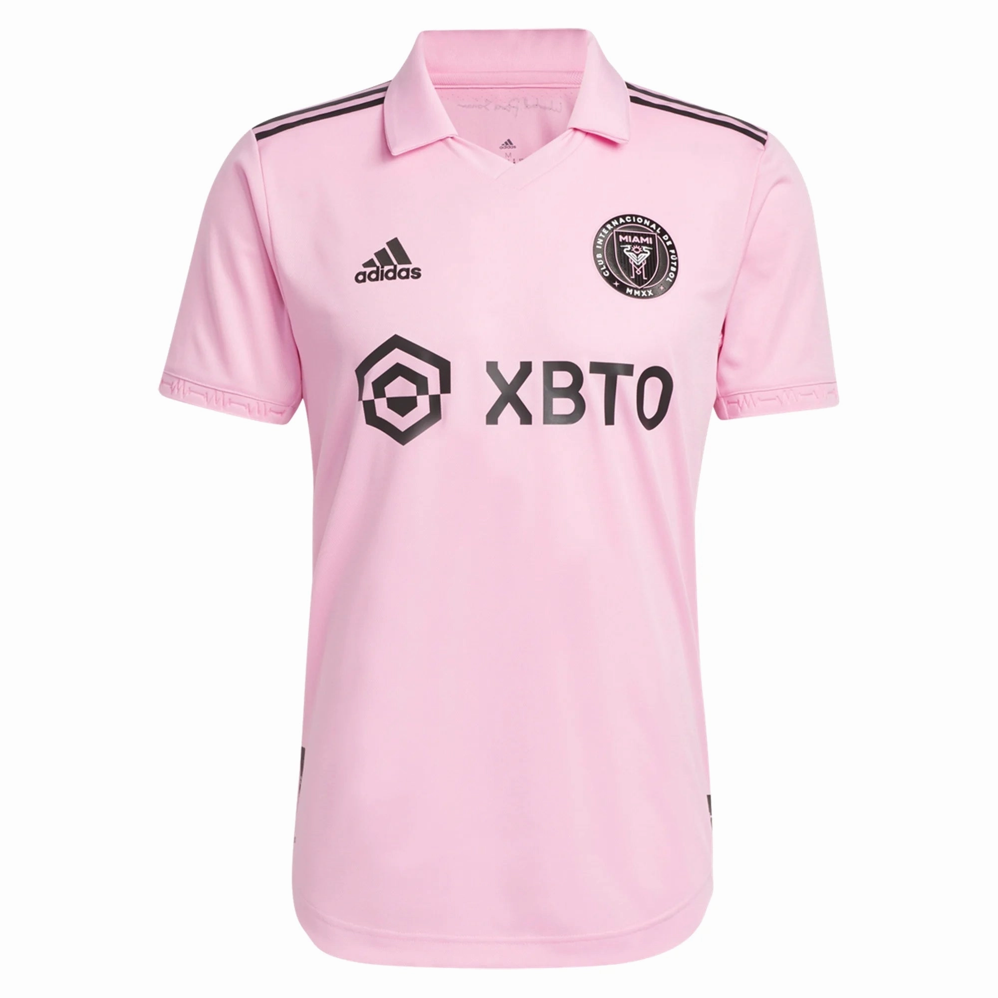 Mesh Detail adidas Inter Miami Authentic Home Jersey 22/23 (True Pink/Black)