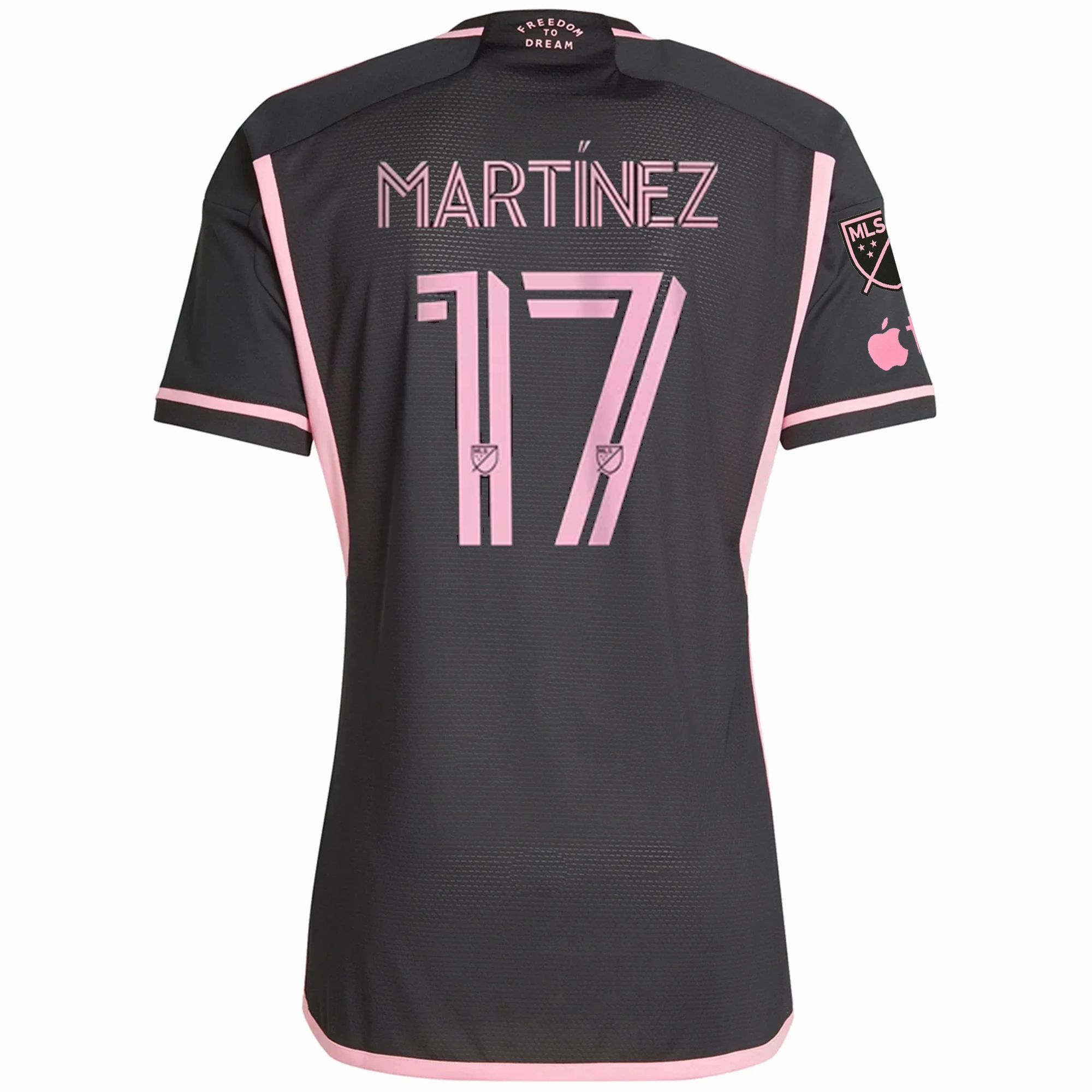 Active Wear Zero Waste Manufacturing Process adidas Inter Miami Authentic Josef Martinez Royal Caribbean Away Jersey w/ MLS   Apple TV Patches 23/24 (Black/Bliss Pink)