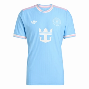 adidas Inter Miami Authentic Third Jersey 25/26 (Blue/Pink) Double Layered Thermal Insulation Multifunctional Performance Blend