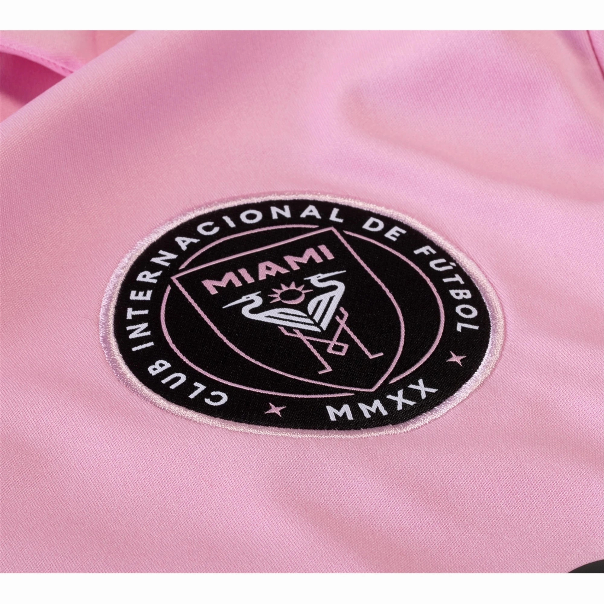Quick Release Cuffs adidas Inter Miami Robert Taylor Home Jersey 23/24 w/ MLS   Leagues Cup Patch   Match Details (True Pink/Black)