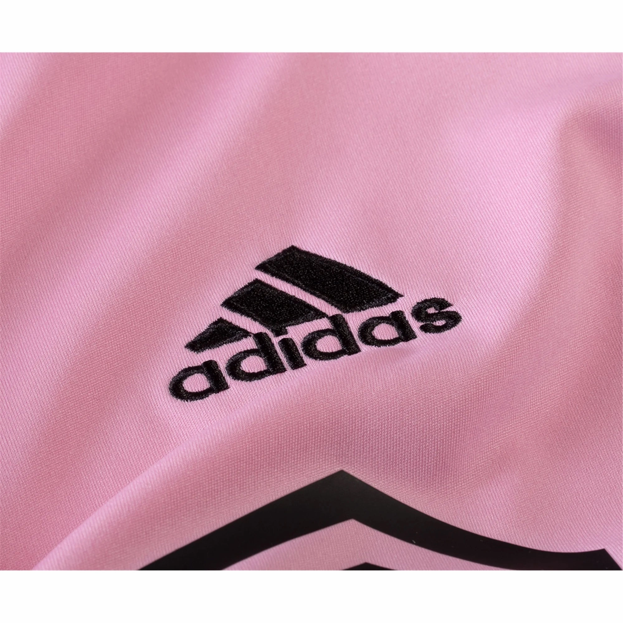 adidas Inter Miami Robert Taylor Home Jersey 23/24 w/ MLS   Leagues Cup Patch   Match Details (True Pink/Black) Ventilated Design
