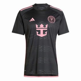 adidas Inter Miami Royal Caribbean Away Jersey 23/24 (Black/Bliss Pink) Ultraviolet Protection Fabric Casual Motion