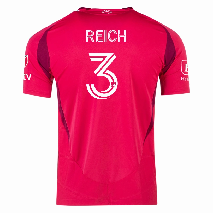 Anti Static Finish Running Style adidas Jake Girdwood-Reich St. Louis FC Authentic Home Jersey 25/26 (Power Pink)