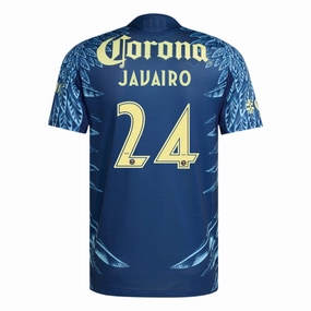 Four Way Stretch adidas Javairo Men's Club Am??rica 25/26 Authentic Away Jersey (Blue)