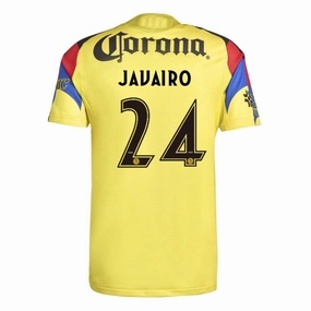 adidas Javairo Men's Club America 25/26 Authentic Home Jersey (Yellow) Active Weekend