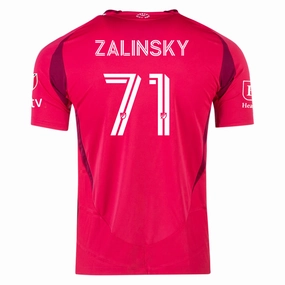 adidas Joseph Zalinsky St. Louis FC Authentic Home Jersey 25/26 (Power Pink) Flex Performance