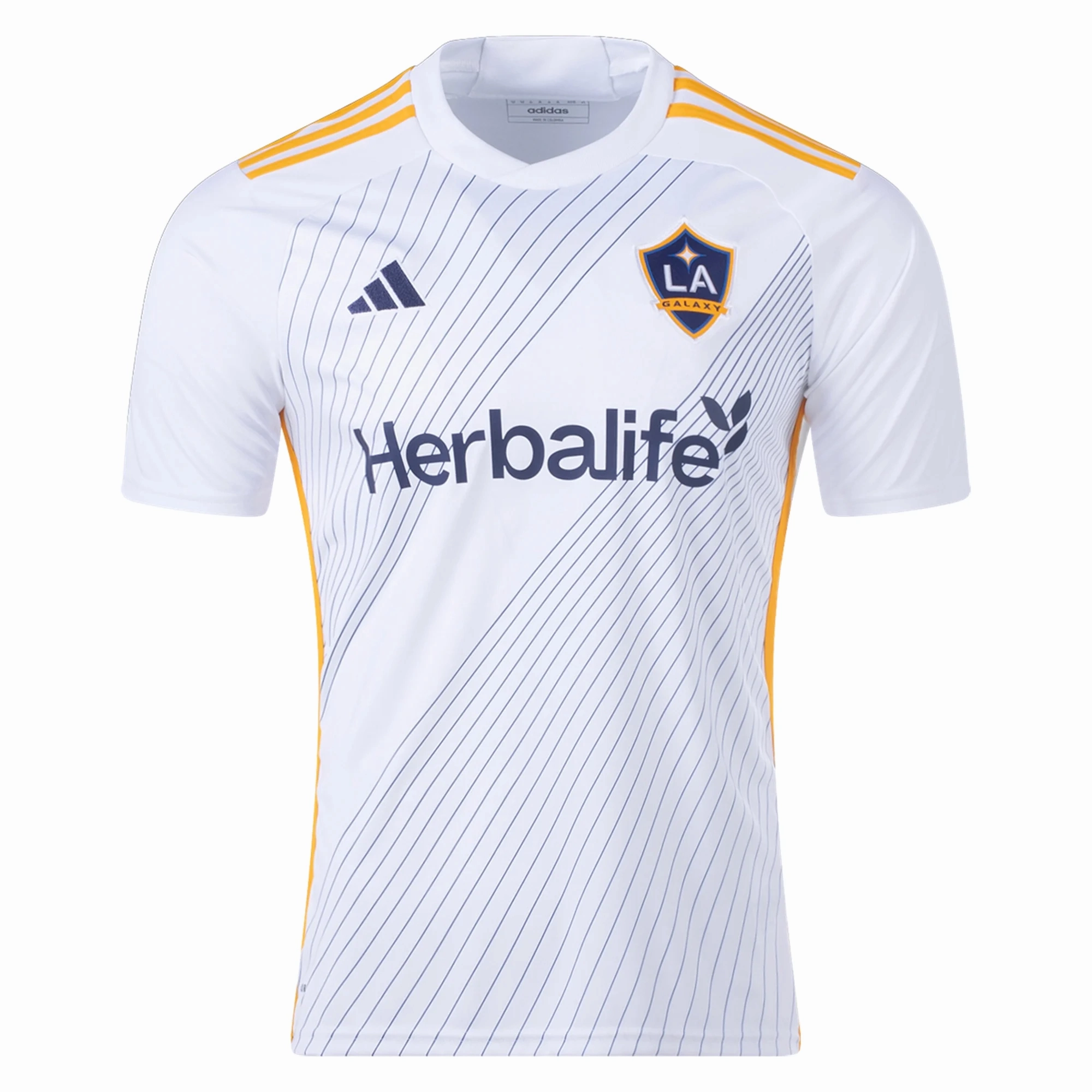 Fresh Look Speed Fit adidas LA Galaxy Home Jersey 24/25 (White/Yellow/Navy)