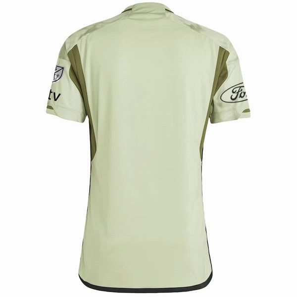 adidas LAFC Authentic Away Jersey 23/24 w/ MLS   Apple   Ford   Childhood Cancer Awareness Patch (Green) Body Flex Smooth Texture