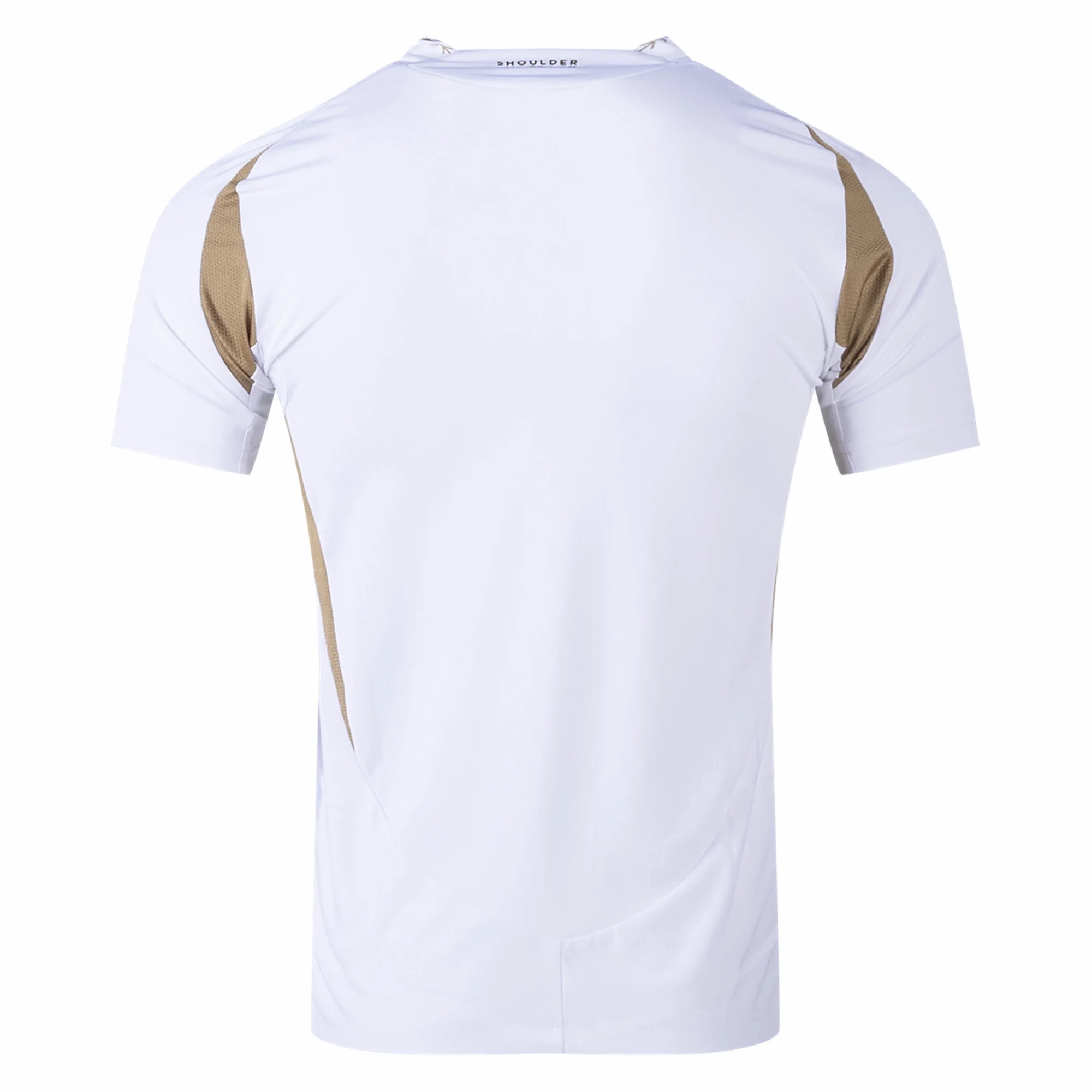 adidas LAFC Authentic Away Jersey w/ MLS   Apple   Ford & LAFD Logo 25/26 (White/Gold) Pro Fit Friction Resistant Coating