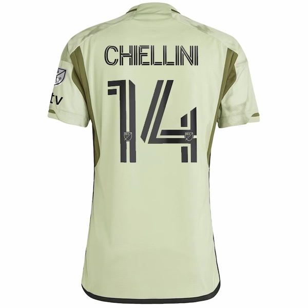 adidas LAFC Authentic Chiellini Away Jersey w/ MLS   Apple TV Patch 23/24 (Green) Dynamic Comfort