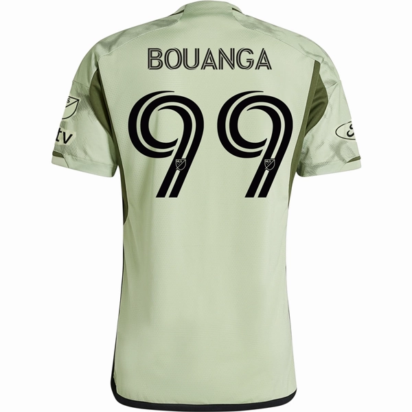 adidas LAFC Authentic Denis Bouanga Away Jersey w/ MLS   Apple TV   Ford Patches 24/25 (Magic Lime) Double Stitched Hemming Ergonomic Articulated Sleeve