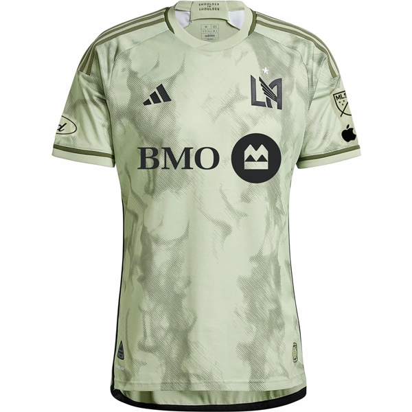 adidas LAFC Authentic Jes??s Murillo Away Jersey w/ MLS   Apple TV   Ford Patches 24/25 (Magic Lime) Heat Transfer Graphics Durable Wear