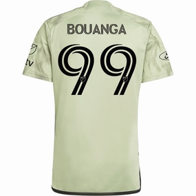 Simple Layer Adidas LAFC Denis Bouanga Away Jersey w/ MLS   Apple TV Patches 24/25 (Magic Lime)