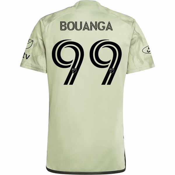Cozy Comfort Adidas LAFC Denis Bouanga Away Jersey w/ MLS   Apple TV Patches 24/25 (Magic Lime)