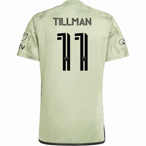 Ventilation Mesh Panel Adidas LAFC Timothy Tillman Away Jersey w/ MLS   Apple TV Patches 24/25 (Magic Lime)