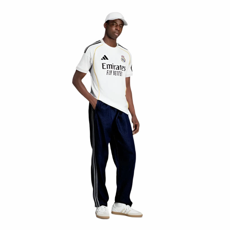 adidas Lucas V??squez Real Madrid 25/26 Home Jersey w/ Champions League Patches (White) Mesh Detail Fan Approved