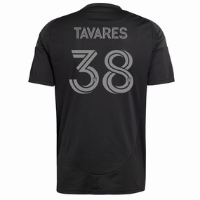 adidas Luri Tavares Charlotte FC Away Jersey 25/26 (Black) Laser Cut Vents sporty wear